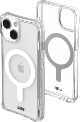 URBAN ARMOR GEAR UAG Designed for iPhone 14 Case Clear Ice 6.1 Plyo Built-in Magnet Compatible with MagSafe Charging Lightweight Slim Shockproof Transparent Protective Cover