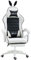 Vinsetto Silla Gaming Profesional Silla Gamer Racing Giratoria de Cuero PU con Altura Ajustable Inclinable 135° Reposacabezas y Reposapiés para Oficina Estudio 65x63x136-142 cm Negro y Blanco