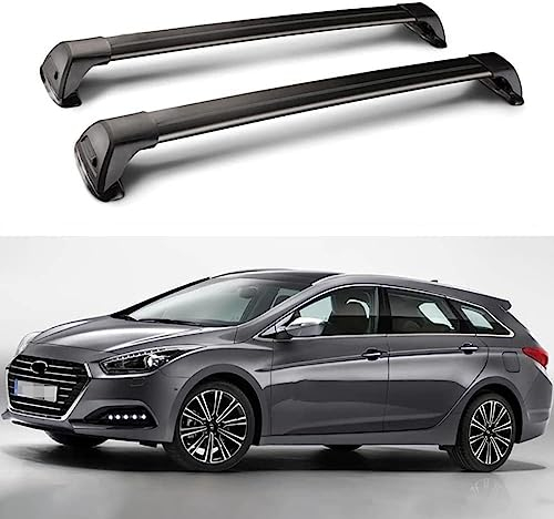 TOYSPY Dachgepäckträger für Hyundai i40 Estate 2011-2020,Dachträger Querträger DachbüGel Lastenträger Relingträger Dach Gepäckablage Auto Zubehör