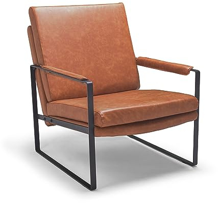 FRANKYSTAR BRADFORD Designer Sessel Stuhl Retro Leder