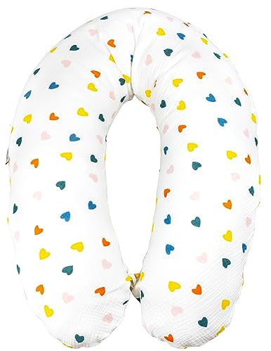 sei Design Stillkissen XXL 190×30 cm – ergonomisch Zertifiziert & waschbar – mit Faserbällchenfüllung & Premium-Jersey-Bezug extra elastisch – ideal für Schwangerschaft & Stillzeit