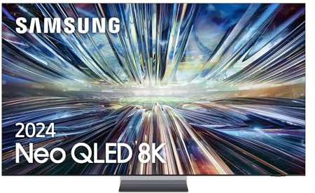 SAMSUNG Neo QLED 8K TV 2024 65QN900D Smart TV 65 Zoll mit der besten Auflösung mit KI, bestem Sound mit IA, bestem Smart TV und bestem Design mit Infinity Air Design