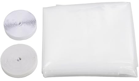 Fensterfolie Gegen Kälte, Hitze, Fensterisolierfolie, Selbstklebend, Klar, Wiederverwendbar, Strapazierfähig, für den Außenbereich Im Winter