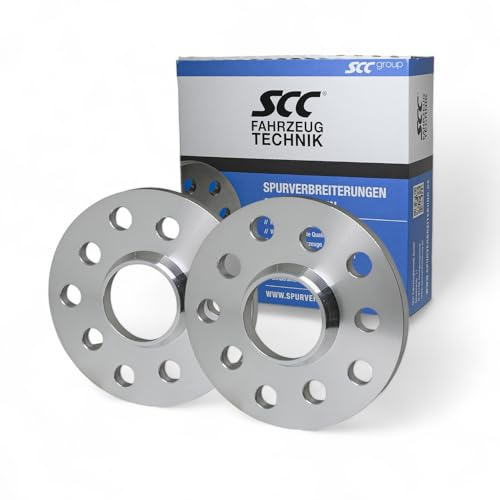SCC Spurverbreiterungen Spurplatten 2x5mm 5x112-12417 kompatibel mit Chrysler Crossfire