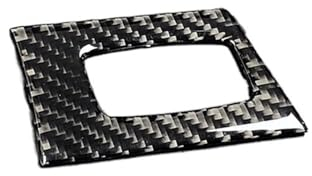 Interieurleisten Carbon-Faser-Auto-Zündschalter-Schlüsselloch-Abdeckungs-Innenverkleidungs-Aufkleber-geeignete Verwendung for BMW E90 E92 E93 3 Series 2005-13 Autozubehörteil Interieur Dekor Carbon (