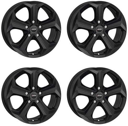 4x AUTEC Felgen Alufelgen XENOS 8.5x19 ET38 5x120 Schwarz matt kompatibel mit Land Rover Range Rover Sport Defender