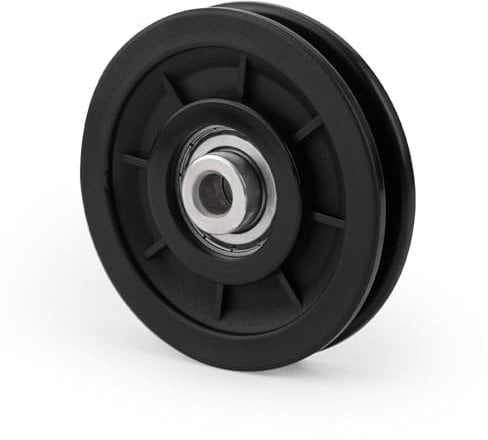 NQEUEPN 90mm/3.54in Universal Pulley Wheel, Low Noise Bearing Weight Pulley Replacement Parts for Gym Equipment Cable Pulley System