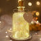 Qunkun LED Flaschenlicht Mit Spruch - Mr -Mis, Beleuchtete Flaschen Deko,Flaschenpost Geschenk, Weihnachtsgeschenke,Korken mit Lichterkette für Flaschen, Geschenke für Frauen