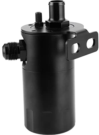 Bidon de Récupération D'huile 500 Ml, Réservoir de Réservoir en Alliage D'aluminium AN10 5/8 Ports, Kit Universel de Récupération de Pièces de Voiture avec Filtre en Acier