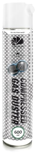 AABCOOLING Bombe d'Air Comprimé 600ml - Spray dépoussiérant puissant pour clavier, PC, ordinateur, imprimante et matériel de bureau