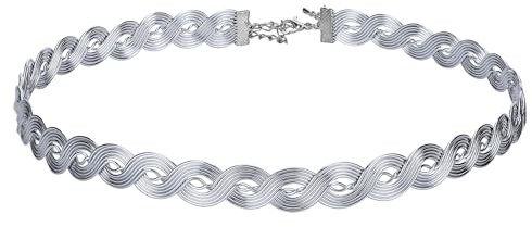 PartyforU Silber Wikinger Kreis Krone - Geflochtene Keltische Vintage Kreis für Damen Herren Cosplay Renaissance Zubehör