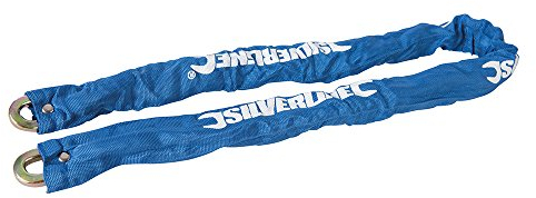 Silverline 719795 Ummantelte Hochsicherheitskette 1200 mm, Blau