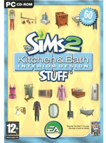 Les sims 2 : Kit Cuisine et Salle de Bain Design [FR Import]