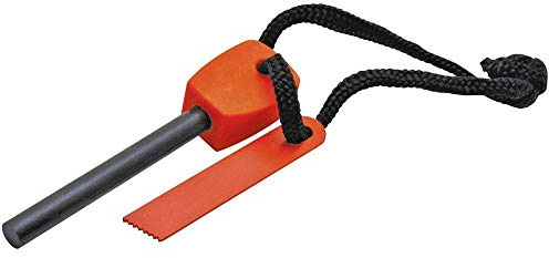 Baladéo Messer Zündstahl Spark, Ferrocerium-Stab, grau, M, 1010180210