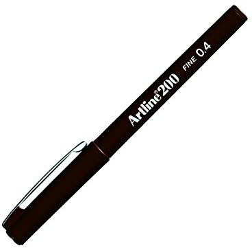 Artline 200 Technical Drawing Fineliner - Dark Brown