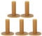5 Stück Gummi Golf Tees Kaffee (60mm)