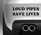 South Coast Stickers Loud Pipes Save Lives Funny Bumper Sticker CAR Van 4X4 Window PAINTWORK JDM Drift Decal Graphic