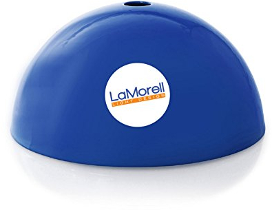 Baldachin lackiert Blue + 1 Zugentlastung + 1 Überwurfmutter + 1 Spannplatte. Made in Italy