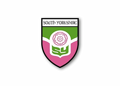 Sticker county shield car vinyl souvenir decal flag caravan south yorkshire