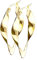 beyoutifulthings 1 Paar Damen Ohringe verdrehte CREOLEN OVALES-DESIGN Ohr-ringe Set Ohr-stecker Chirurgenstahl Gold
