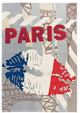 Arte Espina Teppich Joy 4203 Tricolore Paris 170cm x 240cm