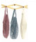 Pveath 3 Pack Grocery Mesh Bags Portable/Reusable/Washable Organic Cotton String Shopping Bags Produce Net Tote Bags with Short Handle Shopping Handbag for Fruit Vegetable Storage (Purple Beige)