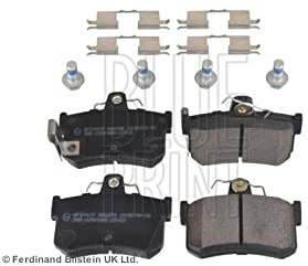 Blue Print ADG042182 Bremsbelagsatz, Scheibenbremse hinten | ADG042182 Kompatibel mit 800 (XS),800 Coupe,800 Schrägheck (xs),mgf (rd),mgr V8,TF