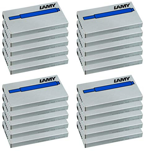 Lamy T10 Tintenpatronen blau (20 Packungen