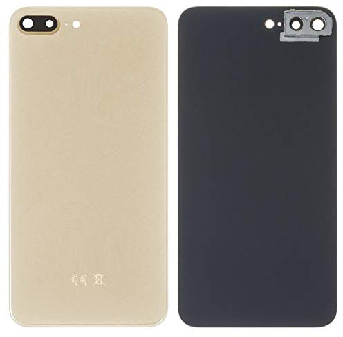 Housing Back Cover Battery Cover Replacement Repair Parts compatible with iPhone 8 Plus, (golden, with camera lens)