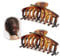 Marrie Large Hair Claw Clips for Thick Hair Nonslip Jumbo Hair Clamp Strong Big Hold Jaws Hair Styling Accessories for Women Girls Size 4.3 Inches (Brown)