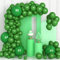 Palloncini Verdi, 106 pezzi 5 10 12 18 pollici Verde Scuro Kit Ghirlanda Palloncini con Nastro per Ragazze Ragazzi Deco Compleanno Baby Shower Bridal Shower Wild Safari Animal Jungle Party Decorations