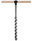 Perceuse manuelle et tarière à bois manuelle pour abri de camping en bois, foret de survie manuel multifonction avec un bâton en bois, tarière manuelle travail du bois pour fixer (0.71IN-13.8IN)