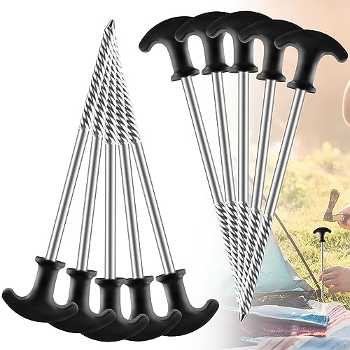 10 Piezas Piquetas Camping, Clavos Camping, Estacas para Tiendas de campaña para Jardín Exterior Camping