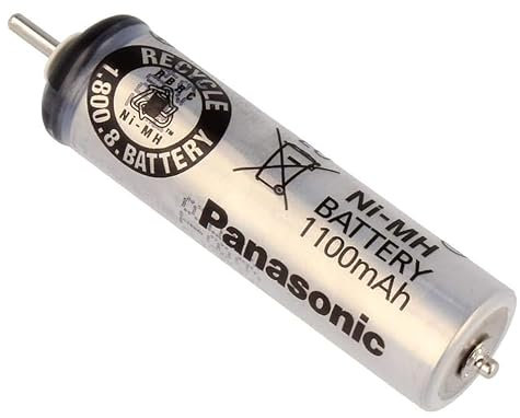FIGEVIDA batteria ricaricabile Ni-Mh 1100mAh compatibile per idropulsore Panasonic EW1211 EW1211RRB84W