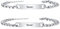 XUANPAI Partnerarmbänder Paar Armbänder mit Gravur - Personalisierte Pärchen Armband Edelstahl Partner Armbänder Silber Armband für Paare Geschenk Valentinstag Hochzeitstag Geburtstag Weihnachten