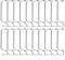 Lot de 20 écarteurs de branches d'arbre fruitier, empêche l'affaissement des branches, fil en acier inoxydable , lot de 20 (06T)