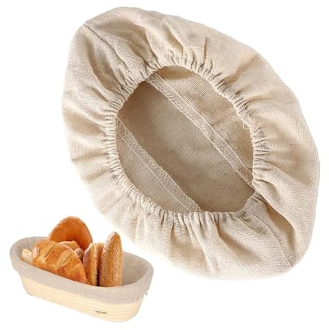 Bread Proofing Basket Cloth Liner- Reusable Bread Proofing Cover Baking Dough Basket Cover For Baking Supplies| Proofing Basket Cover