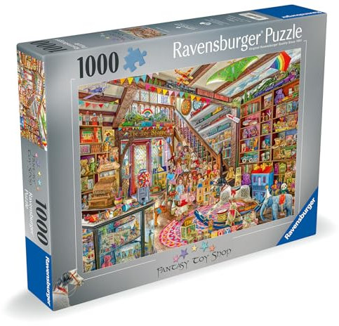 Ravensburger The Fantasy Toy Shop 1000 Teile Puzzle für Erwachsene - 12000006 - Handwerkswerkzeuge, Made in Germany, jedes Teil zusammen