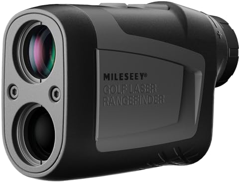 MiLESEEY Télémètre avec Slope on/Off, 1000M Télémètre Laser de Golf avec Flag-Lock et Vibration, légal pour Les compétitions, précision ±0,5M, grossissement 6X pour Le Golf et la randonnée