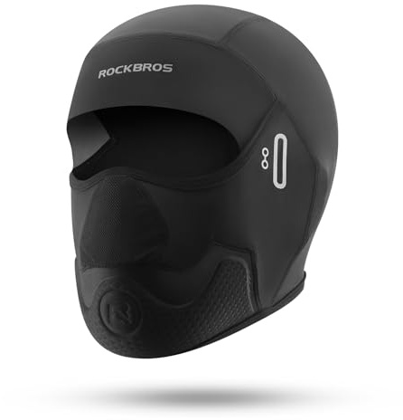 ROCKBROS Sturmhauben Motorradmaske mit Polstern Balaclava Sommer Gesichtsschutz Sonnenschutz Elastisch für Outdoor Sports Radfahren Motorradfahren