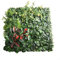 Künstliche Pflanzen-Wandpaneele, Kunstrasenwand, Sichtschutz, Blume, Farnhecke, Kunststoffzaunpaneele, Hintergrund, Wanddekoration für Innen- und Außenbereich, Garten, Bogen, Terrasse, Hochzeit, 50 x