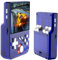 My Mini Handheld Spielkonsole,Retro Handheld Eingebaut in Linux OpenGL Es 3,2, 64G TF Karte 15000 Spiele,30 Emulatoren,3,5in IPS Bildschirm,4000mAh Handheld Game Console mit Tasche (Blau 64G)
