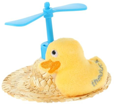 BUGUUYO 1 Stück Strohhut Für Haustiere Fischerhüte Für Hunde Haustierfoto -Requisiten Welpengeburtstagsmütze Hundemütze Haustierhut Mit Foto Hut Für Katze Sonne Mini Kleiner Haustierhut