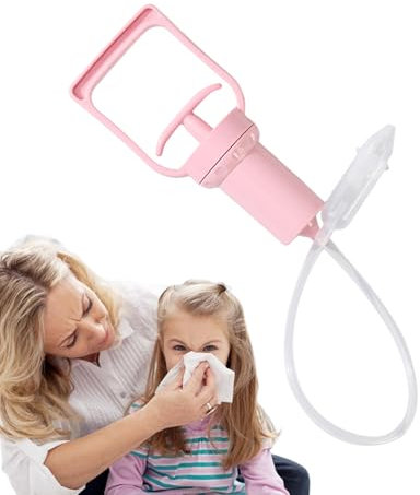 Nasal Aspirator - Nasensauger | Congestion Relief Nasenreiniger | Nose Sucker | Mucus Remover | Tragbarer Nasensauger | Bequeme Saugpumpe | Verstopfungsentlastung | Nasenreiniger Manuell