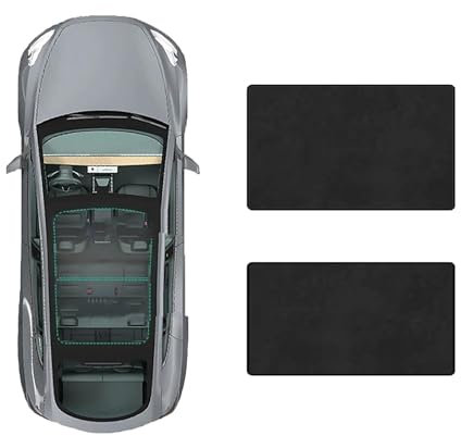 Parasol para Techo Solar de Coche para BMW 2023 X1,Parasol Magnético para Techo Corredizo de Coche Aislamiento Térmico,D-Black Suede