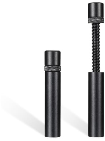 Bewudy 1 Stück Grafikkarten Halterung, GPU Halterung Grafikkarten Halter Höhenverstellbar Grafikkartenhalter Grafikkartenbasis Aus Aluminiumlegierung GPU Holder Mit Magnet (75mm-120mm Schwarz)