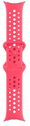 Correa deportiva perforada para Google Pixel Watch - Compatible con Pixel Watch, 2, 3 de 41 mm y 4 de 41 mm - Rosa peonía, Pequeño (Creado por Google)
