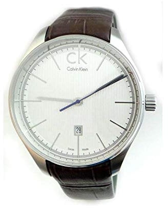 Calvin Klein Herren-Armbanduhr XL Gravitation Analog Leder K9811185