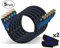 MutecPower Cable HDMI de alta velocidad con Ethernet 1M 5 Pack 1.4a 2.0A - Compatible con 3D y canal de retorno de audio (ARC) - Full HD - 1 metro 5 pack Trenzada azul