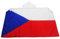 AZ FLAG - Umhangflagge Tschechien - 150x90 cm - Tschechische Cape Fahne 100% Polyester mit Messing-Ösen - 110g